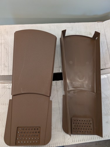 Brown plastic roof - brown,