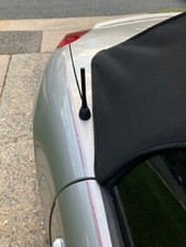 4" inch  Short Black Aluminum Antenna Mast AM/FM for PONTIAC SOLSTICE 2006-2009