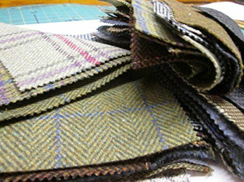 Tweed patchwork 100 wool - tweed,