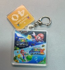 official Super Mario Galaxy 1 & 2 Nintendo Switch 40th keychain bonus gift