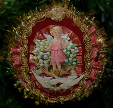 Victorian Angel With Birds