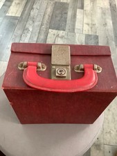 VINTAGE   7" SINGLES CASE 1970'S - . Red    Holds approximately 30