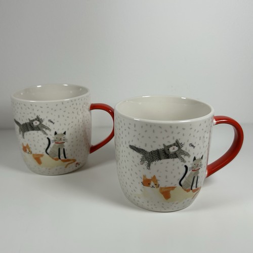 Habitat cat mugs ceramic tea - cat,