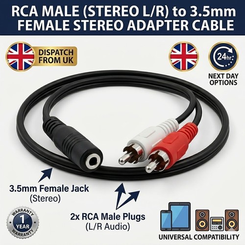 5mm stereo female jack - 3.5mm,