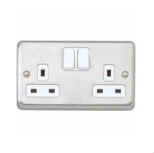 MK Albany Plus Double Socket