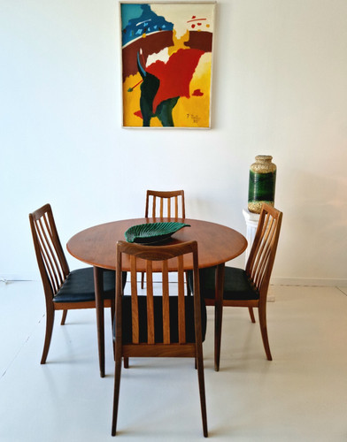 Mid century plan table and - century,