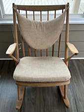  Bramin Mobler Frank Reenskaug Mid-Century Danish Rocking Chair Teak
