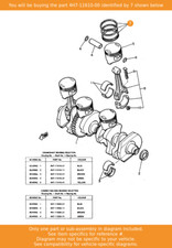 YAMAHA Piston Ring Set (std)