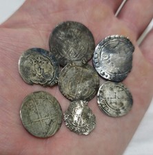 Group Of silver hammered coins