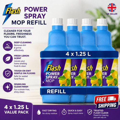 Flash power spray mop floor - power,