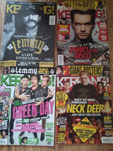 Kerrang magazines january - magazines,
