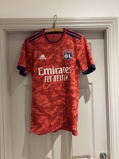 Olympique Lyon 2021/22 Away Football Shirt Size Small Excellent Condition