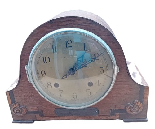 Vintage 1936 oak - vintage, clock