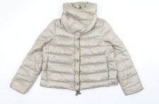 Zara Women Beige Puffer Down