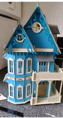 Georgian home wooden dolls - home,
