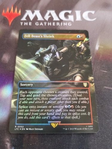 Mtg fell beast shriek - fell,