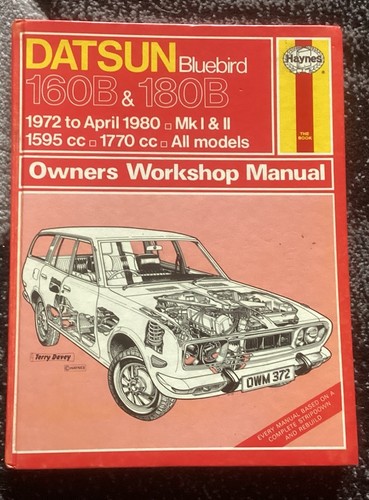 Haynes manual datsun bluebird - manual,