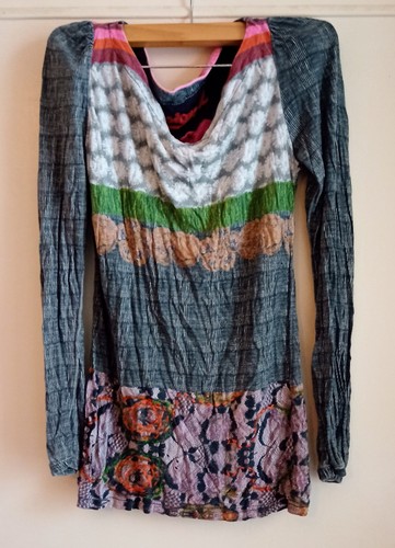 Desigual long sleeve top small - desigual,