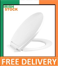 Soft Close Toilet Seat, Toilet Seat with Quick Release for Easy Clean - IR