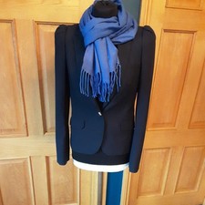 Zara Navy Smart Blazer Jacket