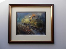 RAILWAY PRINT BY PHILIP D HAWKINS - INTO THE NIGHT