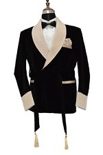 Men Black Smoking Jacket