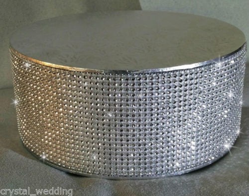 Rhinestone wedding cake stand - wedding,