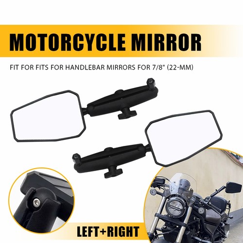 Folding motorcycle mirrors - 2x,