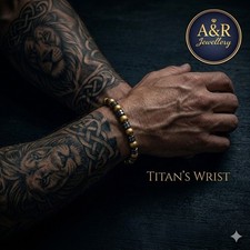 Titan's Wrist Hematite Gold