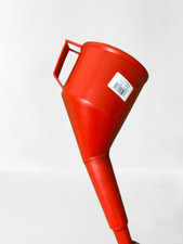 Angled Funnel with Strainer For Oil Petrol Diesel Water (Red colour only)