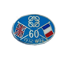 VTG PERKINS DIESEL ENGINES 60 YRS 1932-1992 ENAMEL BADGE (FOR SPARES OR REPAIR)