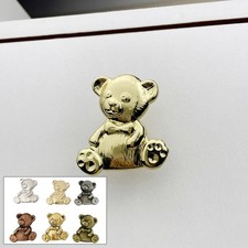 Bear Shape Zinc Alloy Furniture Handle Door Cabinets Knobs for Children