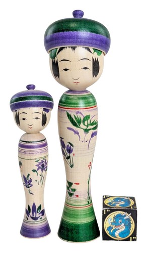 Modern naruko kokeshi doll - naruko,