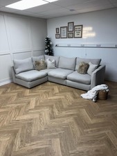 Grey Barker & Stonehouse Formal Back Left Hand Corner Sofa - Delivery Available