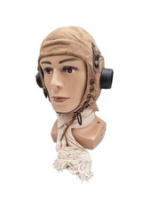 WW2 RAF 1st PATTERN D-TYPE FLYING HELMET - Sz2