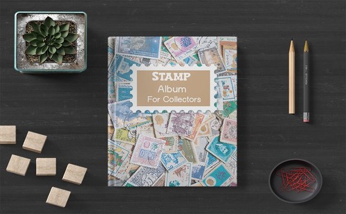 Stamp album for collectors - album,