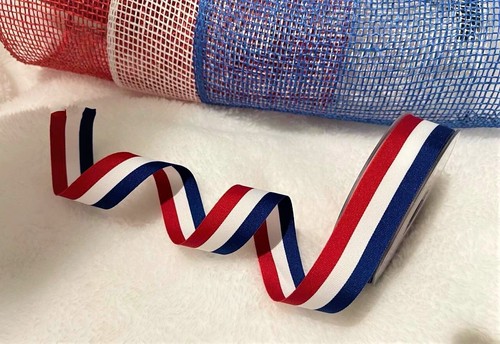 Tri colour royal red - royal, white