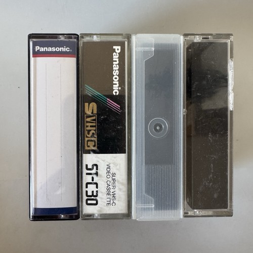 Vhs panasonic scotch - 4x, vhs-c