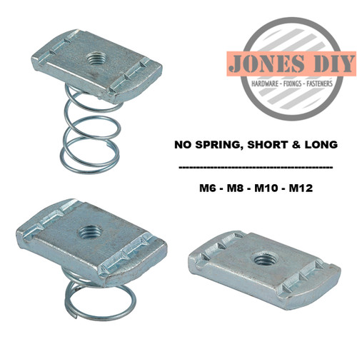 Unistrut channel nuts short - channel,