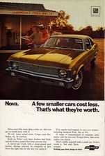 Vintage 1970 Chevy Nova and