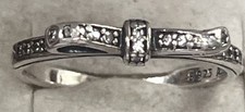 Genuine Pandora Sterling  Silver Sparkling CZ Ring Size 54 Ale S925 54