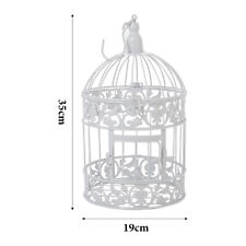 Hollow Bird Cage Ornament Dining Room Table Decor Round Creative Metal Birdcage