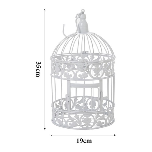 Hollow bird cage ornament - cage,