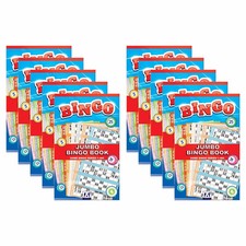 10 x Jumbo Bingo Books Pads