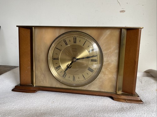 Vintage metamec mantle clock - mantle,