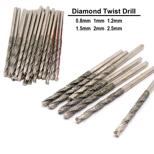 5mm diamond tipped twist - 0.8-2.5mm,