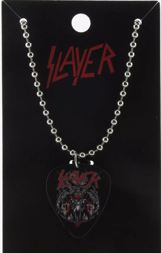Slayer guitar pick necklace - pick,