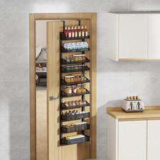 Over The Door Pantry Kitchen Hanging Organizer 10-Tier Behind Door Spice Rack