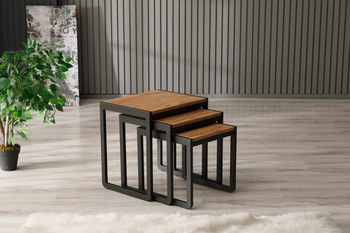 Piece nesting table set - table,