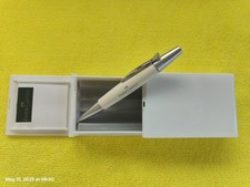 Faber-Castell Limited Edition E-Motion Twist Chrome/Wood White Art Pencil.